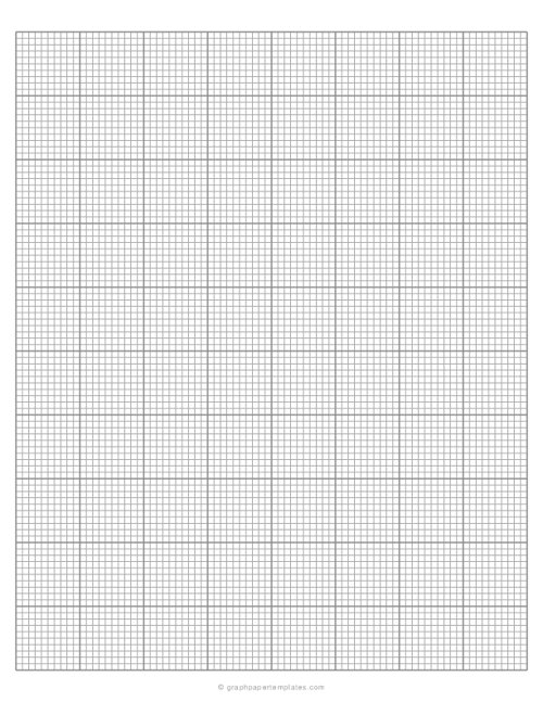 1/10 inch Engineering Graph Paper