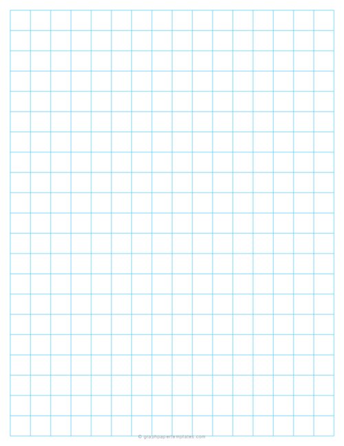 1/2 Inch Graph Paper
