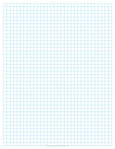1/4 Inch Graph Paper