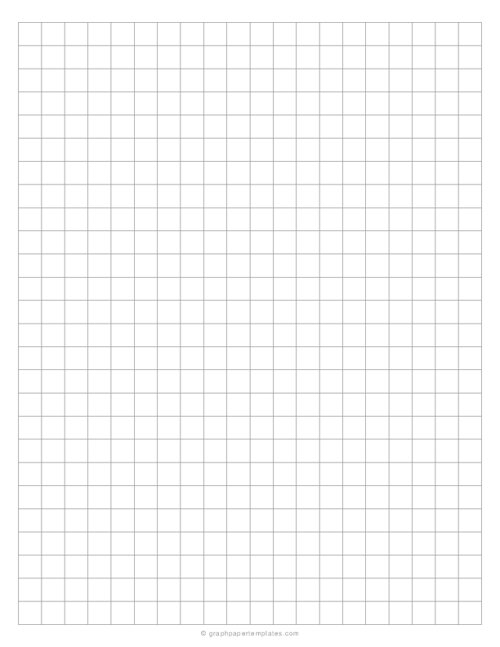 1 cm Graph Paper