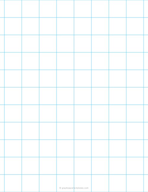 free printable 1 inch graph paper pdf