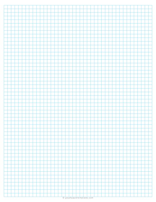 Free Printable 5mm Graph Paper (Blue)