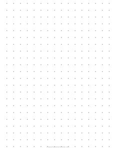 Dot Grid Paper (1 cm)