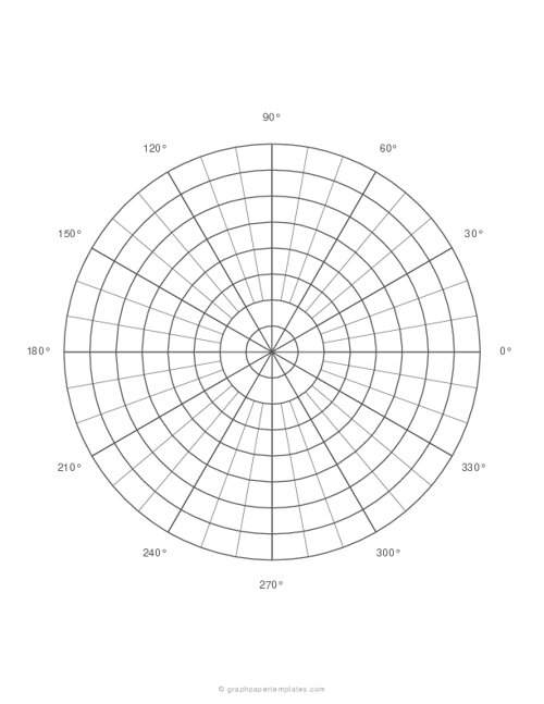 Polar Graph Paper