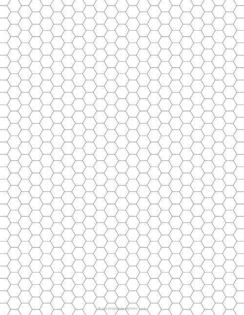 Free Printable hexagon Graph Paper Free Printable Hexagon Graph Paper 