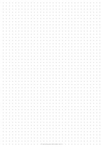 A4 Dot Grid Paper (1/4) Printable