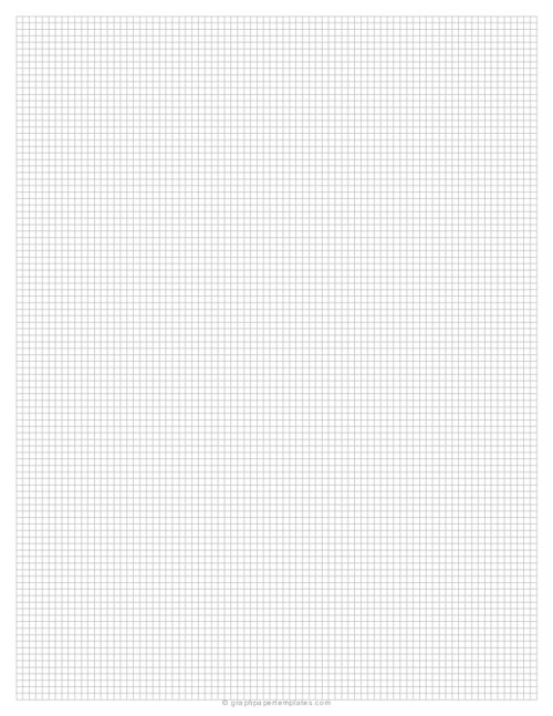 1 inch grid paper template