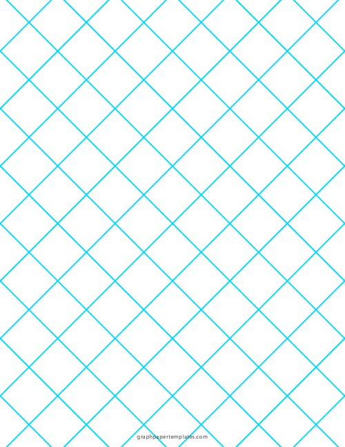 Quilt Grid Graph Paper (1 inch)