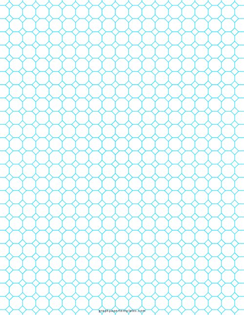 1/2 inch Octagon Graph Paper