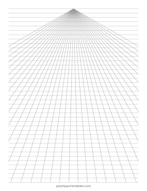 Perspective Grid Graph Paper