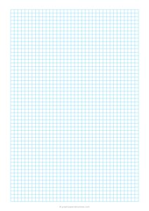 A4 5mm Graph Paper (blue)