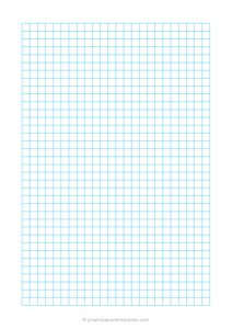 A5 5mm Graph Paper (blue)