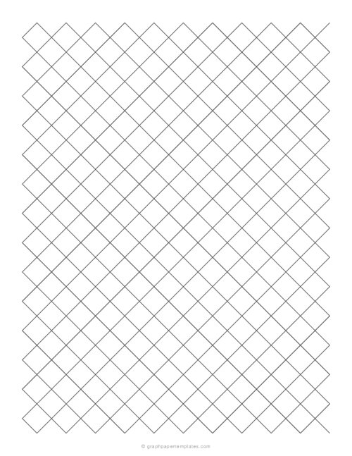 Axonometric Graph Paper with No Grids