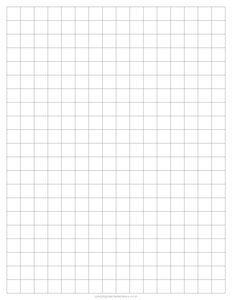 1/2 Inch Graph Paper