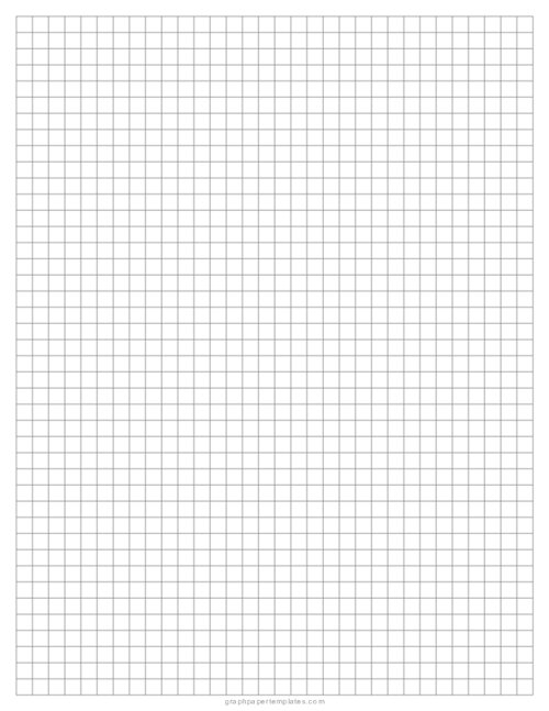 1/4 Inch Graph Paper