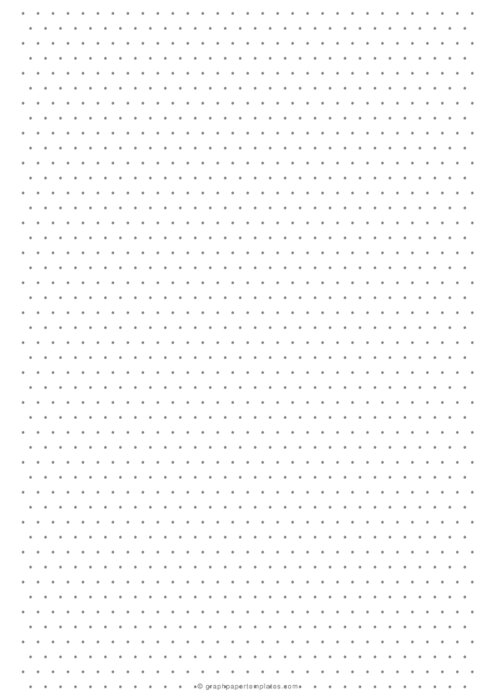 A4 1/4 inch Dot Grid Isometric Graph Paper