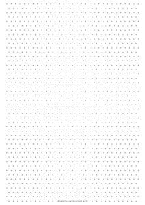 A4 1/4 inch Dot Grid Isometric Graph Paper