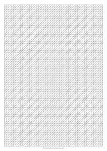 A4 1/4 Inch Oblique Graph Paper