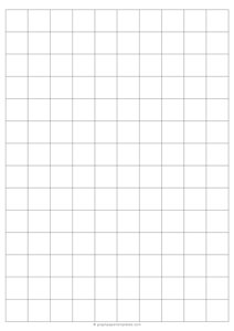 A4 2 cm Graph Paper