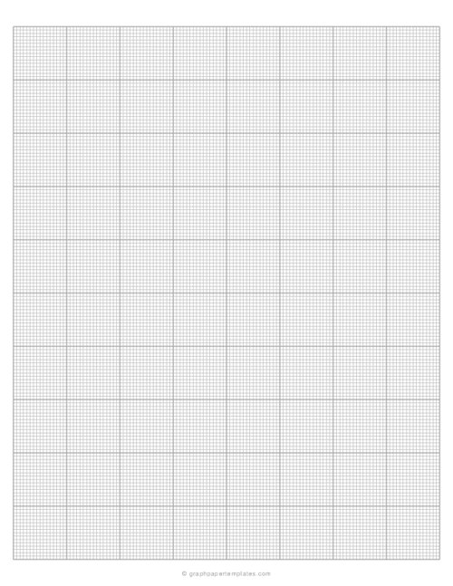 16 Squares Per Inch Graph Paper