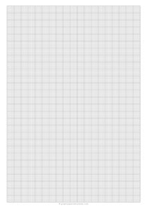 5 Squares per cm graph paper on A4 Size