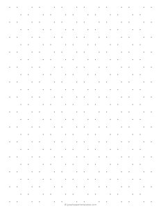 1 cm Hexagonal Dot Graph Paper