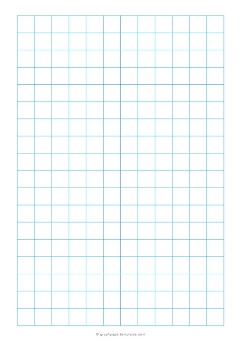A4 15mm Graph Paper (Blue)