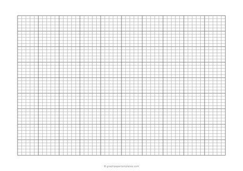 A4 Knitting Graph Paper (Landscape)