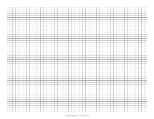 Knitting Graph Paper (Landscape)