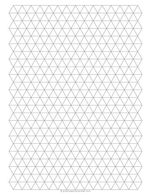 1/2-Inch Triangle Graph Paper