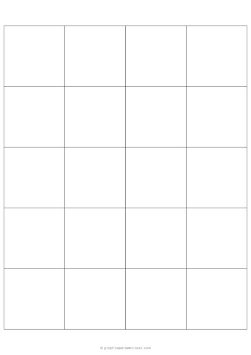 A4 2 inch Graph Paper