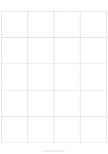 A4 2 inch Graph Paper