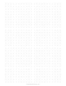1/3 Dot Grid Paper