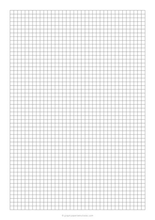 1/5 Grid Graph Paper (A4)