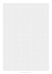 1/5 Grid Graph Paper (A4)