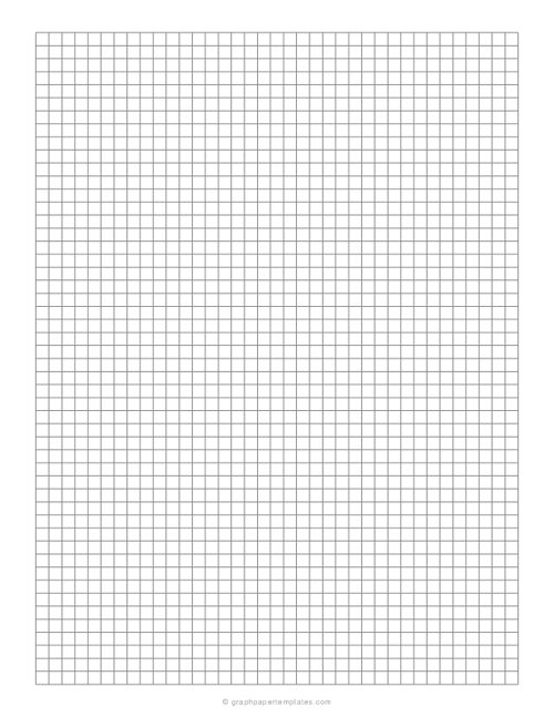 1/5 Grid Graph Paper