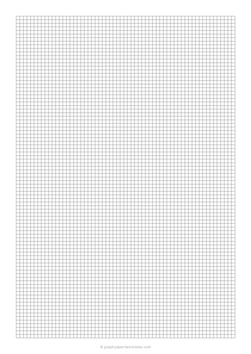 3 mm Grid Graph Paper (A4)