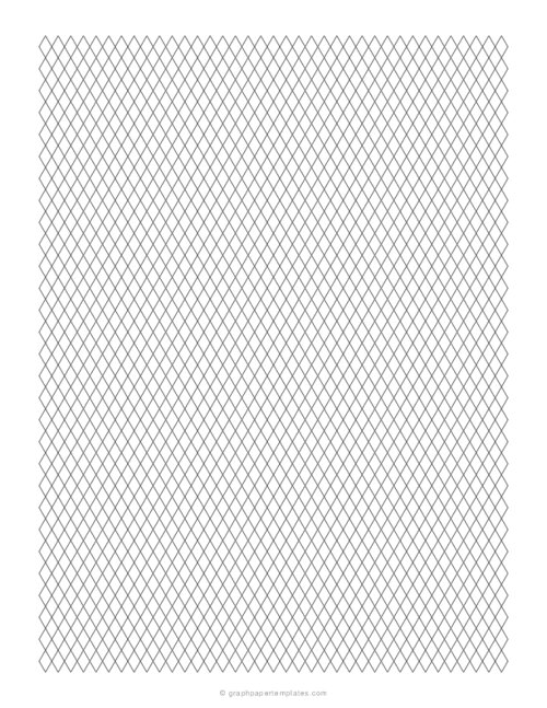 5 mm Diamond Grid Paper