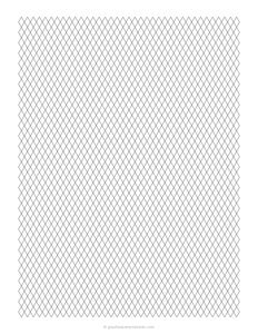 5 mm Diamond Grid Paper