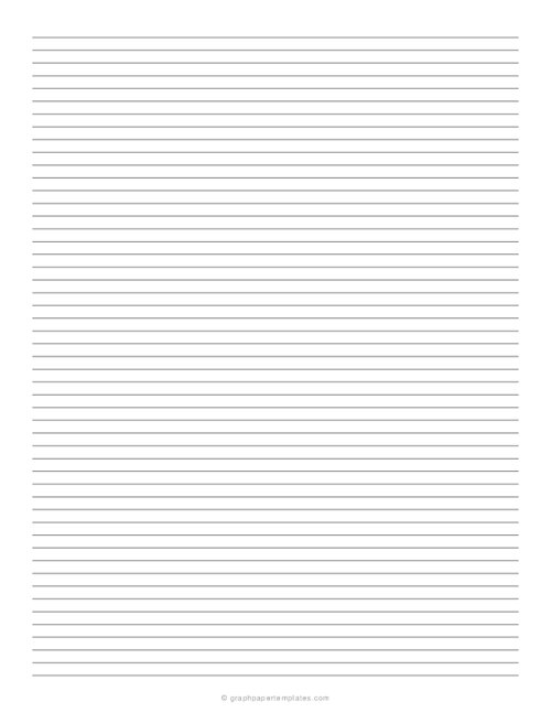 5 mm Lined Paper