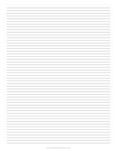 5 mm Lined Paper