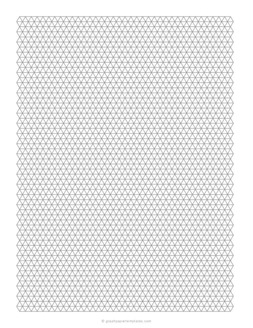 5 mm Triangular Graph Paper