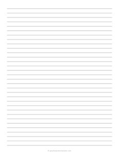 8 mm Lined Paper