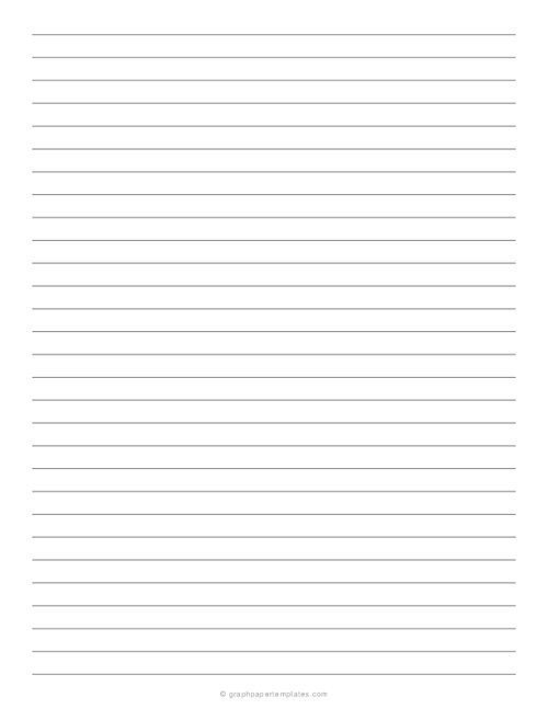 9 mm Lined Paper