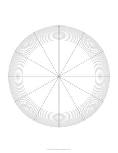 Polar Logarithmic Graph Paper