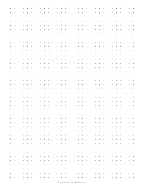 1/4 Dot Grid Paper