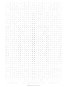 1/4 Dot Grid Paper