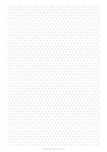 1/4 Triangle Dot Graph Paper (A4)