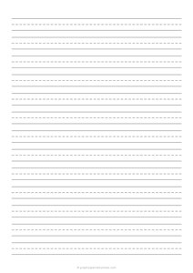 1/2 Handwriting Paper (A4)