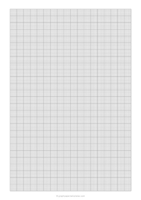 1 cm Engineering Graph Paper (A4)
